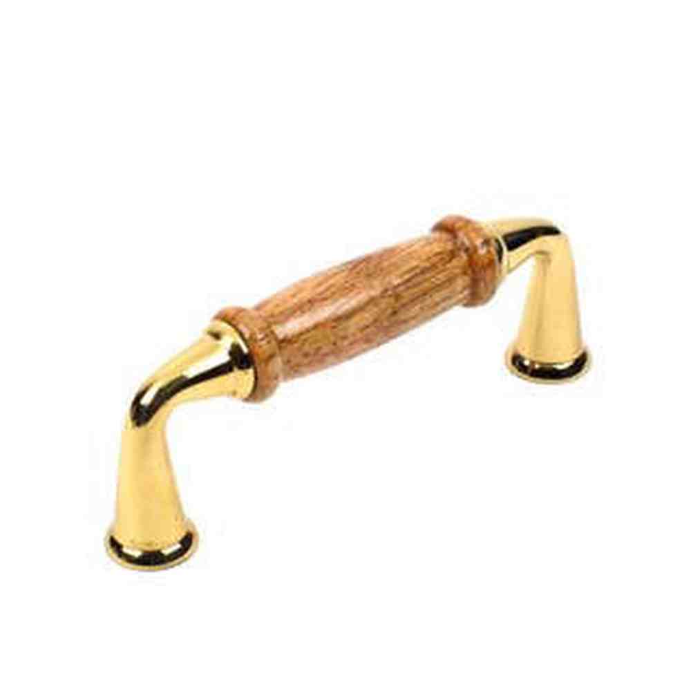 Century Hardware 10433-3MO polished brass/medium cabinet pull handle