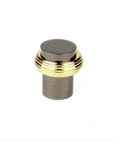 Century Hardware 10914-NB3 black nickel/polished brass cabinet knob