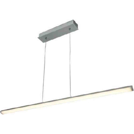Access Lighting 63963LEDD-SILV/ACR silver pendant light
