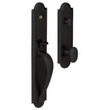 Baldwin 6402190ENTR satin black single cylinder handleset
