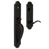 Baldwin 6402190RFD satin black dummy handleset
