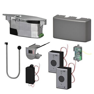 LCN 64402210AL automatic operator module in polished brass, additional view