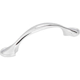 Elements 647-3PC polished chrome cabinet pull