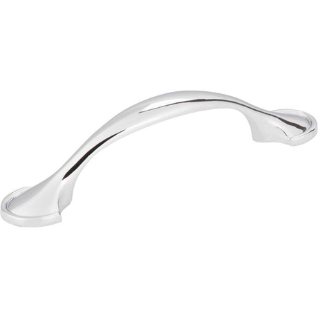 Elements 647-3PC polished chrome cabinet pull