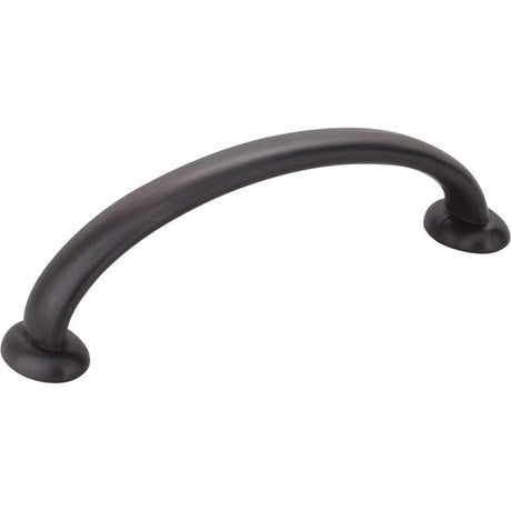 Jeffrey Alexander 650-96DBAC Hudson cabinet drawer pull in satin stainless, additional view