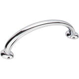 Jeffrey Alexander 650-96PC polished chrome cabinet drawer pull
