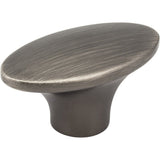 Jeffrey Alexander 650-BNBDL brushed pewter cabinet knob