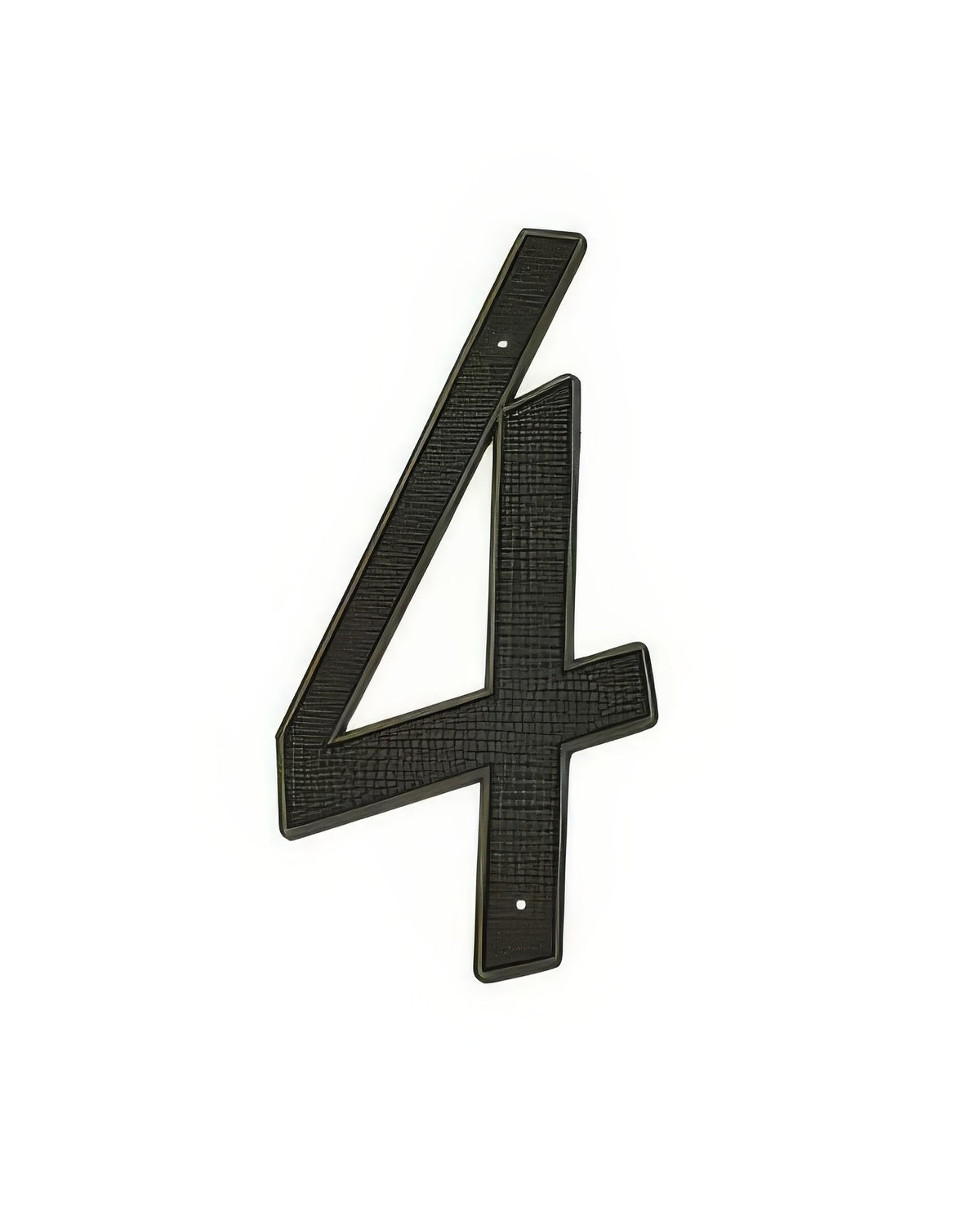 Better Home Products 651BK 4" Zinc Nail On House Number in Black #1