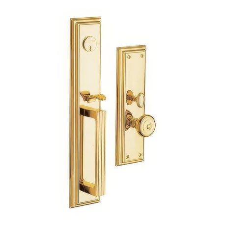 Baldwin 6542003DBLC lifetime polished brass keyed entry