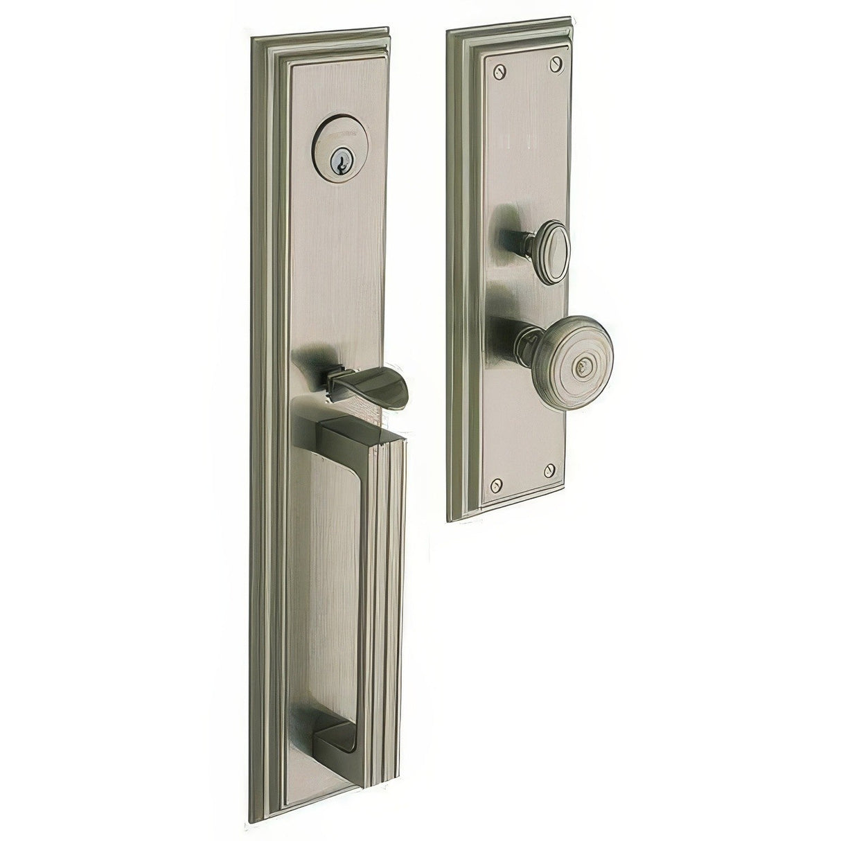 Baldwin 6542056DBLC lifetime satin nickel keyed entry