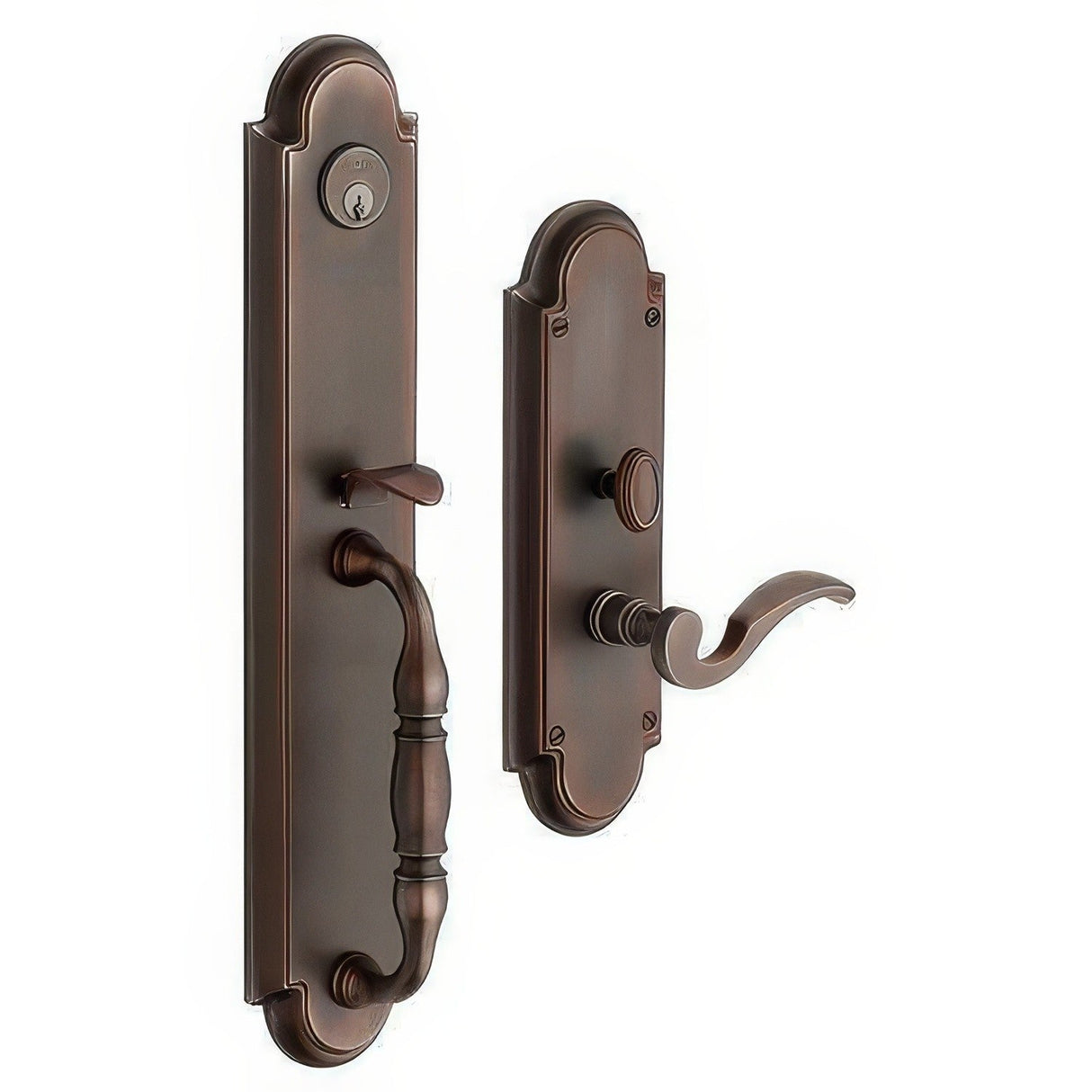 Baldwin 6544112LDBL venetian bronze handleset trim pack