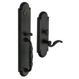 Baldwin 6544402RDBL distressed oil rubbed bronze handleset trim pack