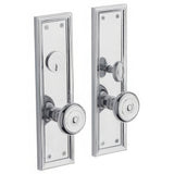 Baldwin 6547260ENTR polished chrome 6547.entr nashville single cylinder mortise handleset trim set