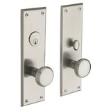 Baldwin 6552056ENTR lifetime satin nickel 6552.entr baltimore single cylinder mortise handleset trim set