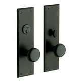 Baldwin 6552190FD satin black handleset trim pack