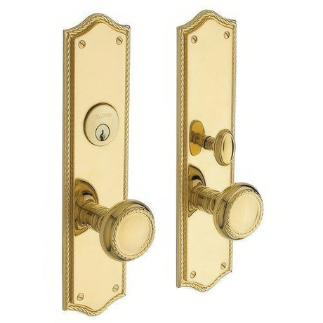 Baldwin 6554003DBLC lifetime polished brass keyed entry