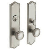 Baldwin 6554056DBLC lifetime satin nickel keyed entry