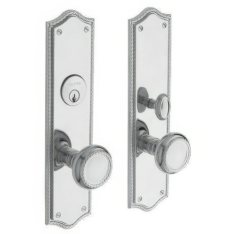 Baldwin 6554260FD polished chrome handleset trim pack