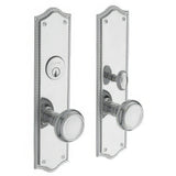Baldwin 6554260FD polished chrome handleset trim pack