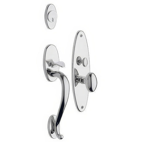 Baldwin 6560260DBLC polished chrome handleset trim pack