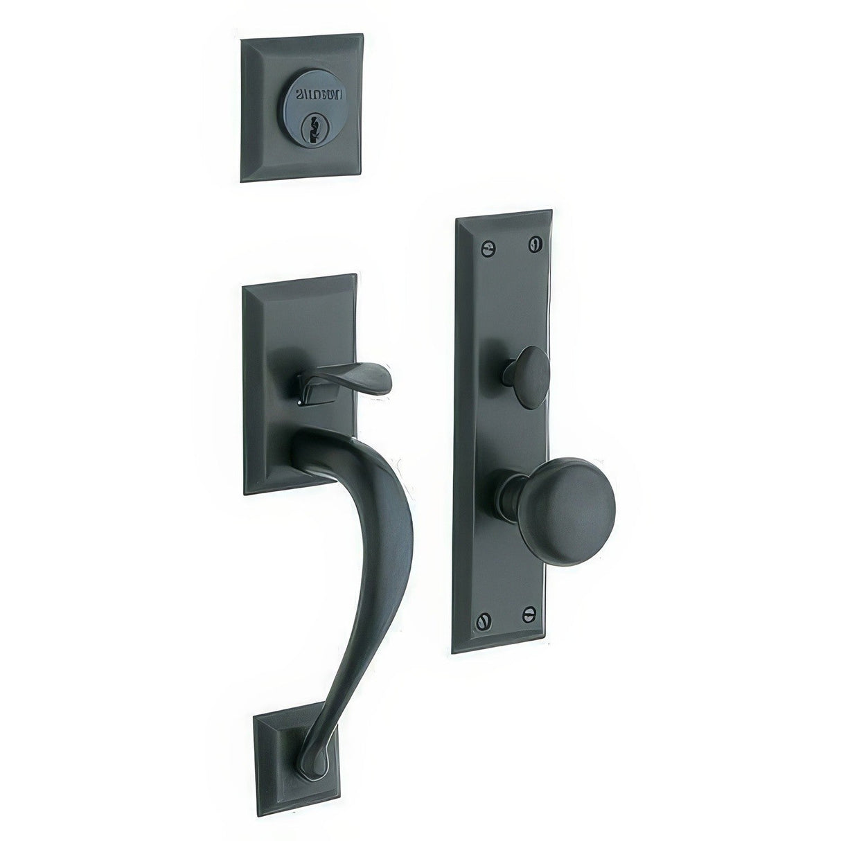 Baldwin 6571102FD oil rubbed bronze handleset trim pack