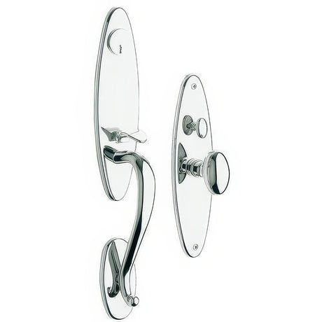 Baldwin 6573260FD polished chrome handleset trim pack