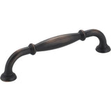 Jeffrey Alexander 658-128DBAC brushed oil rubbed bronze cabinet drawer pull