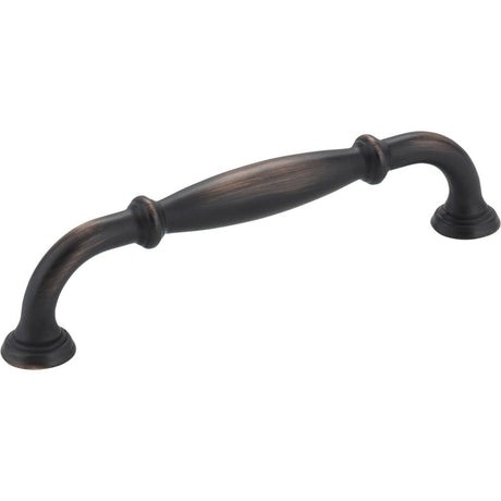 Jeffrey Alexander 658-128DBAC Tiffany cabinet drawer pull, additional view