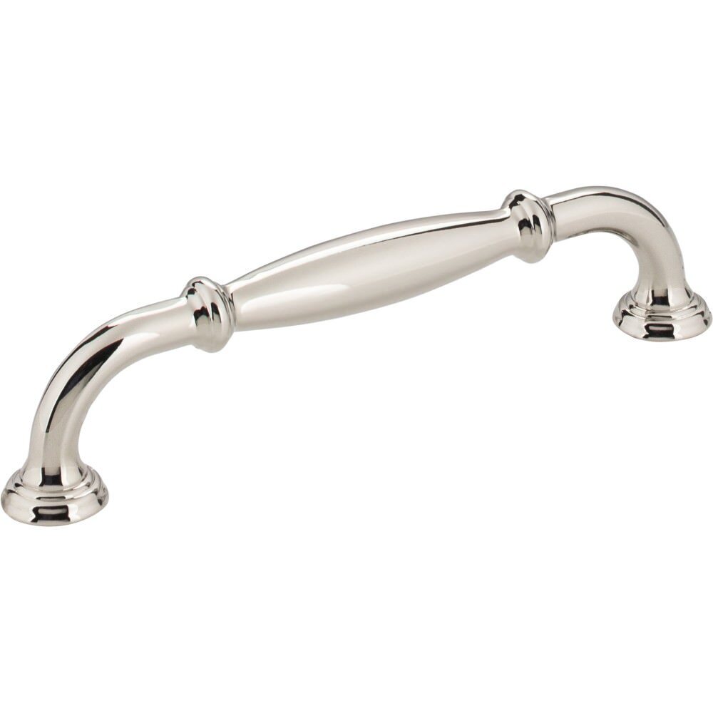 Jeffrey Alexander 658-128NI polished nickel cabinet drawer pull