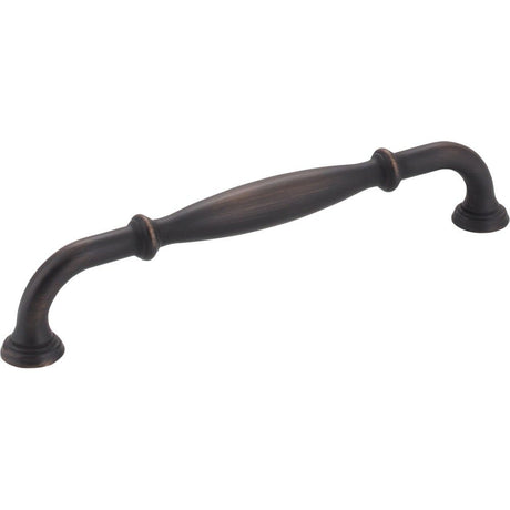 Jeffrey Alexander 658-160DBAC brushed oil rubbed bronze cabinet drawer pull