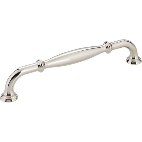 Jeffrey Alexander 658-160NI polished nickel cabinet drawer pull