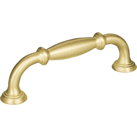 Jeffrey Alexander 658-96BG brushed gold cabinet drawer pull