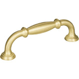 Jeffrey Alexander 658-96BG brushed gold cabinet drawer pull