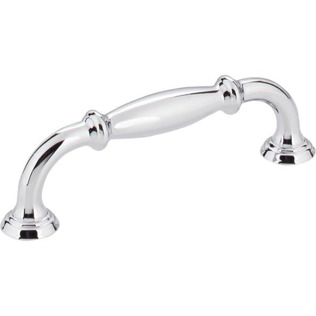 Jeffrey Alexander 658-96PC polished chrome cabinet drawer pull