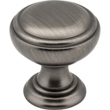 Jeffrey Alexander 658BNBDL brushed pewter cabinet knob