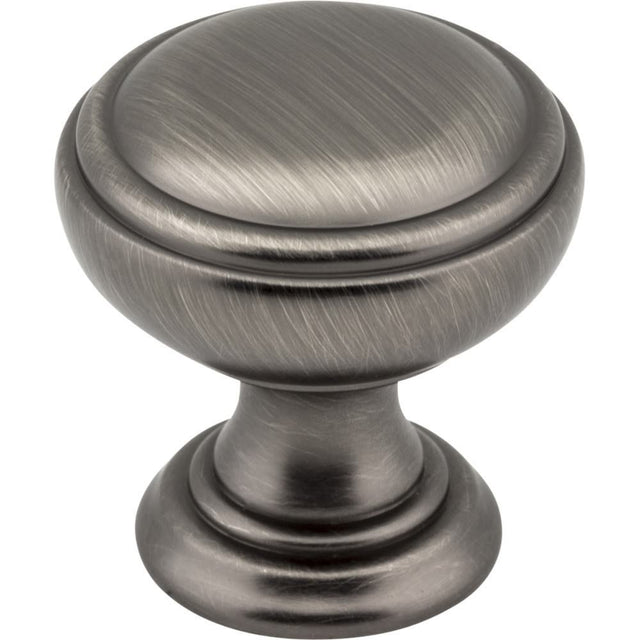 Jeffrey Alexander 658BNBDL brushed pewter cabinet knob