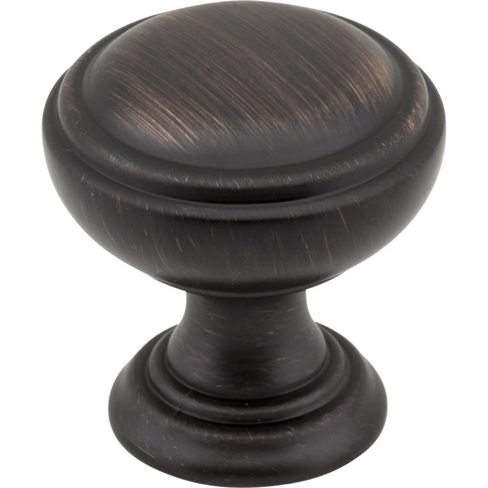 Jeffrey Alexander 658DBAC brushed oil rubbed bronze cabinet knob