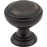 Jeffrey Alexander 658DBAC brushed oil rubbed bronze cabinet knob