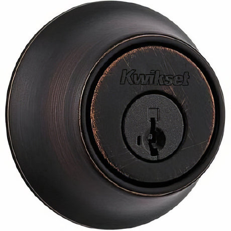 Kwikset 660-11PS.DS venetian bronze single cylinder deadbolt