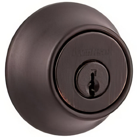 Kwikset single cylinder deadbolt in satin nickel, additional view