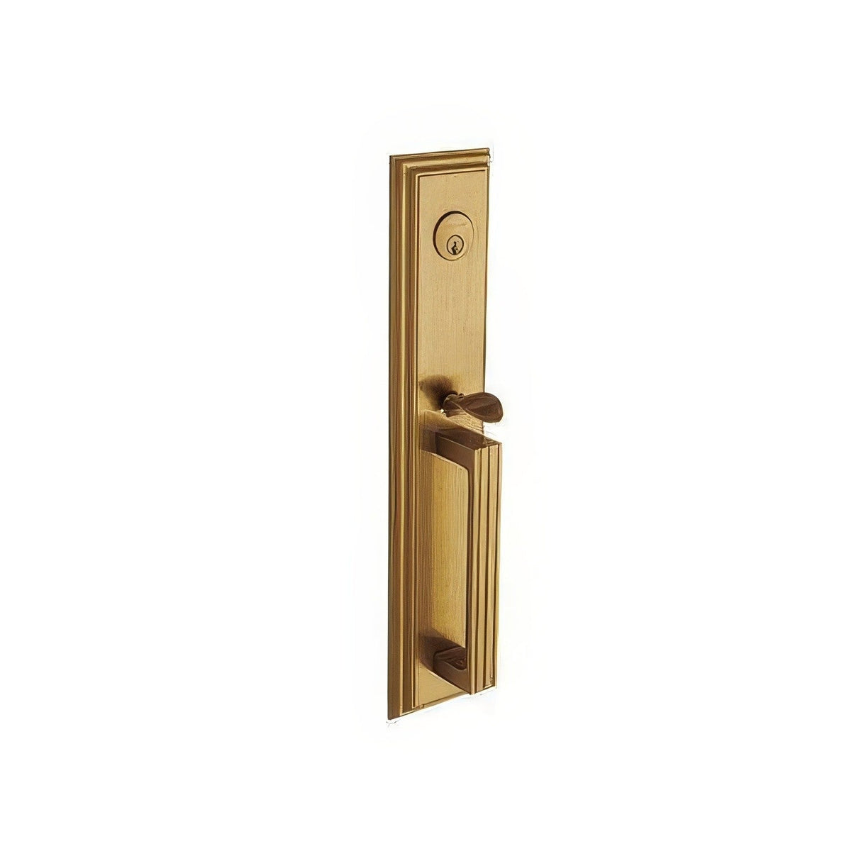 Baldwin 6605033 vintage brass handleset trim pack