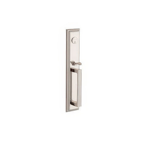 Baldwin 6605055 lifetime polished nickel handleset trim pack