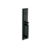 Baldwin 6605190 satin black handleset trim pack