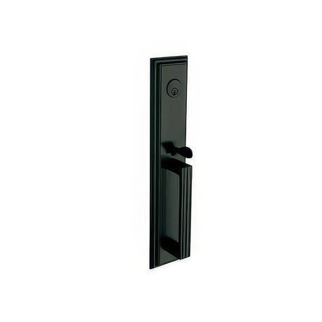 Baldwin 6605190DM satin black handleset trim pack