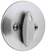 Kwikset 663-15AV1 antique nickel one sided deadbolt