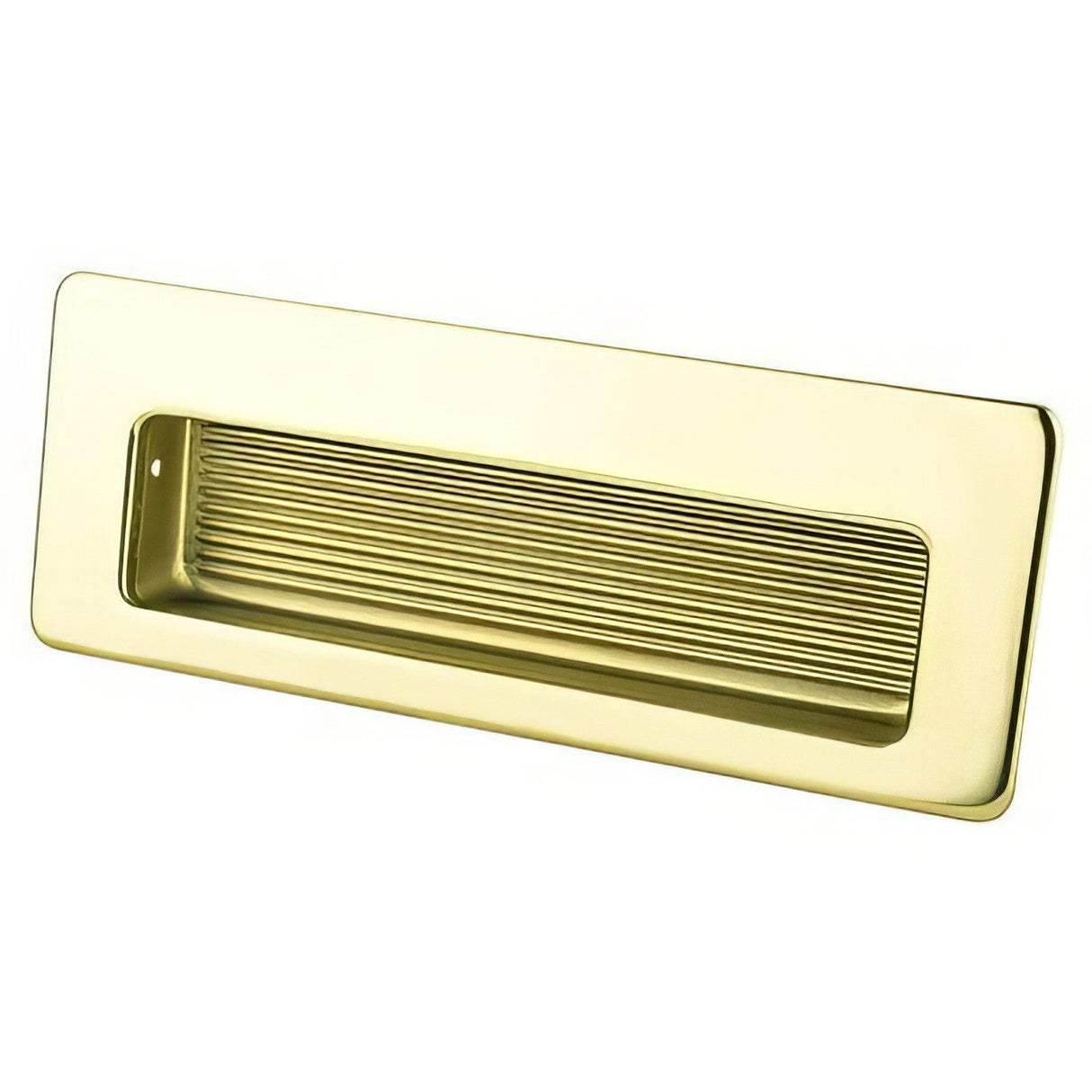 Berenson 6691-107-B gold recessed cabinet pull