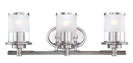 Designers Fountain 6693-CH Essence vanity light in satin stainless, additional view