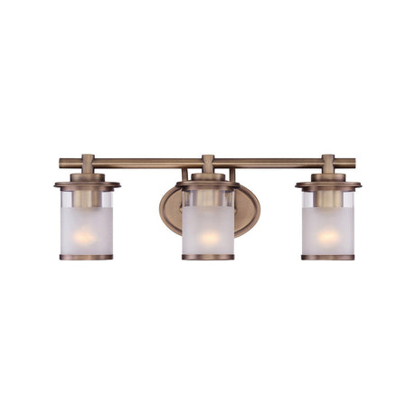 Designers Fountain 6693-OSB Essence vanity light in satin stainless, additional view