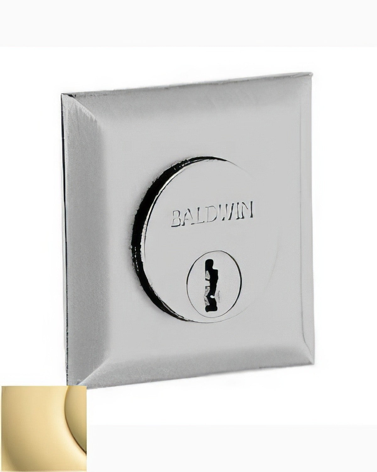 Baldwin 6737031 non lacquered brass lock cylinder collar