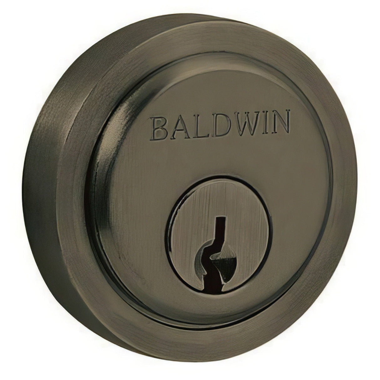 Baldwin 6738190 satin black trim collar
